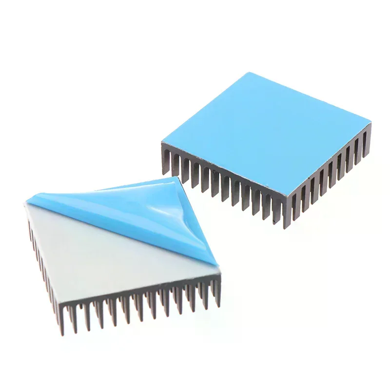 أجزاء طابعة ثلاثية الأبعاد المبرد الألومنيوم التبريد بالوعة الحرارة المبرد تبديد الحرارة ل Nema17 42 محرك متدرج 40x40x11 مللي متر #3