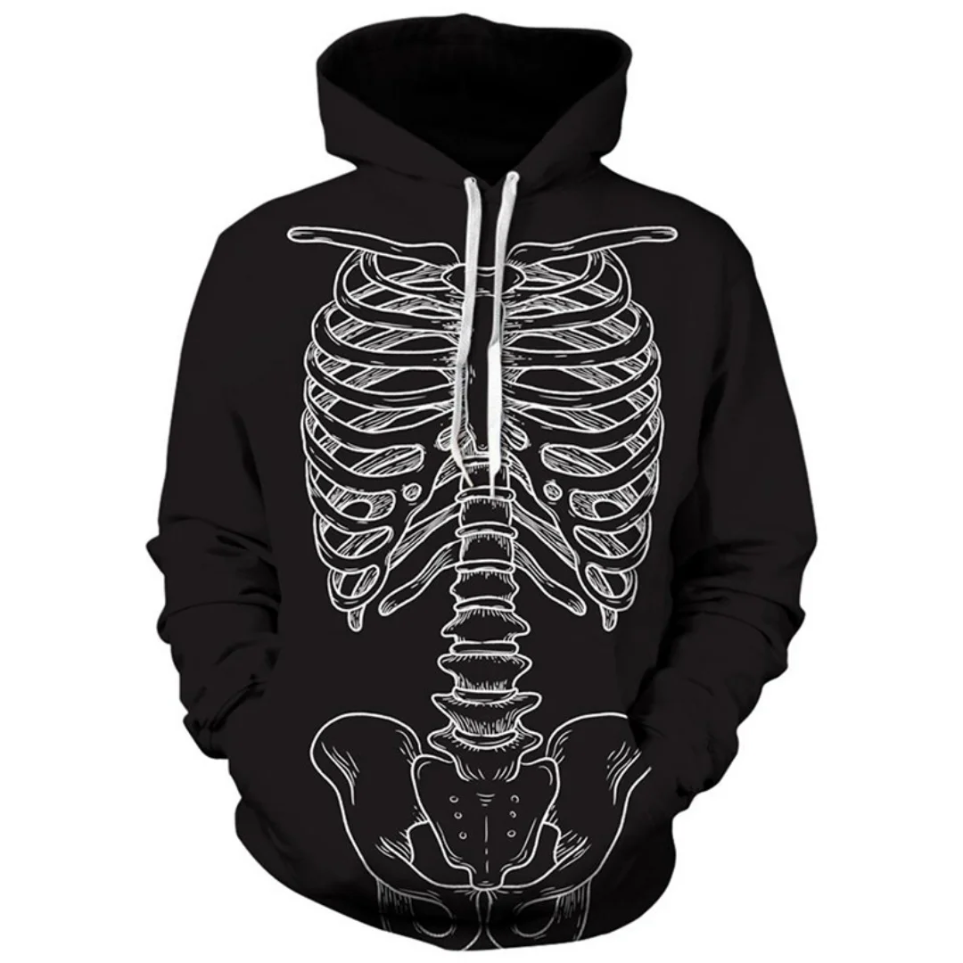 ハロウィンパーティーコスチュームグラフィックパーカー 3D プリント春と秋のファッションストリートスポーツ男性と女性の Y2K パーカー