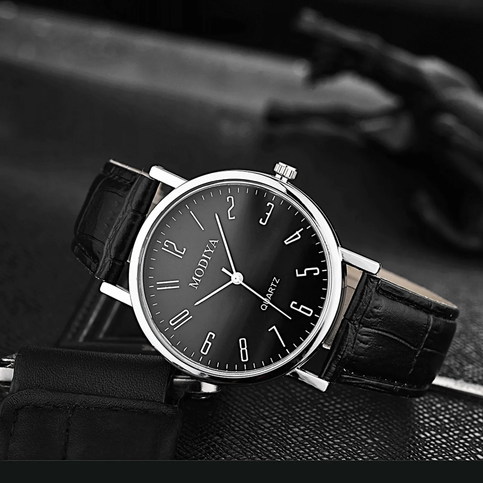 Mens 2023 Classic Wristwatch Men Vintage Design Watches Leather Strap Wrist Watch Quartz Analog Watch For Man Gift Reloj Hombre