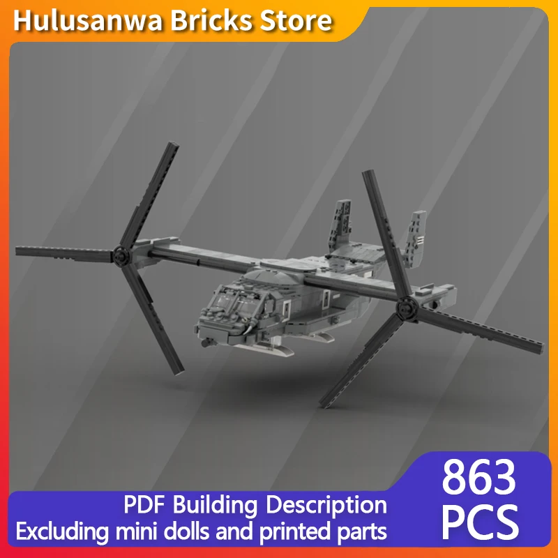 

CV-22 Osprey Модель самолета с наклоном MOC Строительные кирпичи Военное оборудование Модульная технология Подарки Праздничная сборка Детские игрушки
