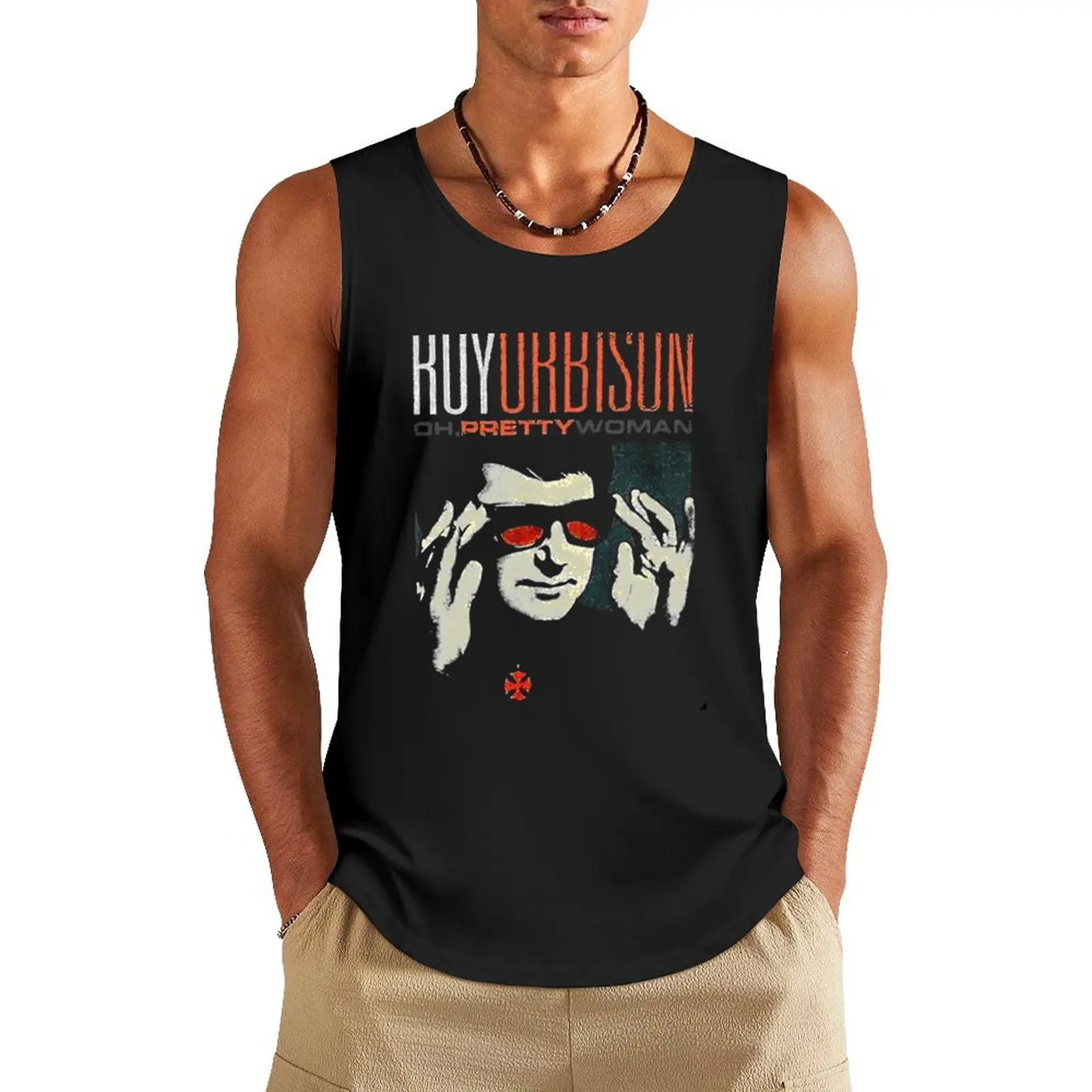 Мужская и женская майка без рукавов Roy Orbison