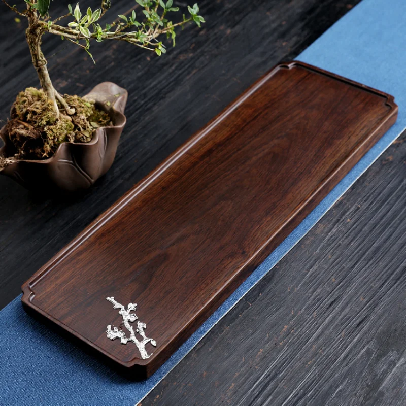 

Tea Tray Service Decorative Table Pot Pad Solid Wood Kung Fu Coffeeware Teaware Ceremony Salver Luxo Decorative Accessories set