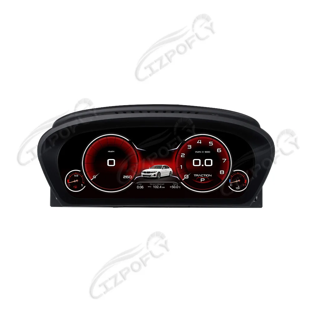 

Full LCD Digital Instrument Cluster For BMW 5 Series E60 E61 2003-2009 Plug and Play Speedometer Dashboard Replacement