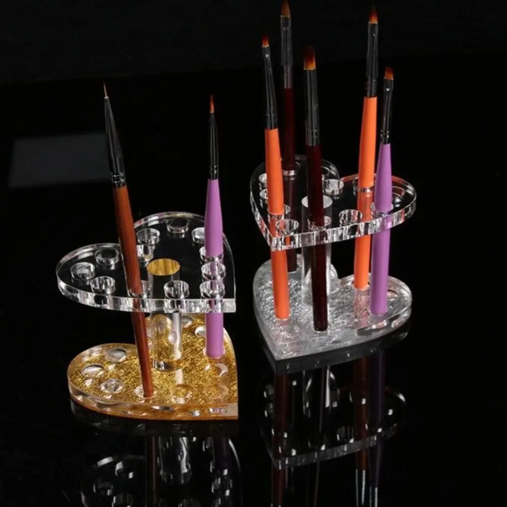 Maquillaje Nail Art Pen Display Brush Pen Holder UV Gel Pen Holder Brush Organizer Nail Polish Brush Shelf