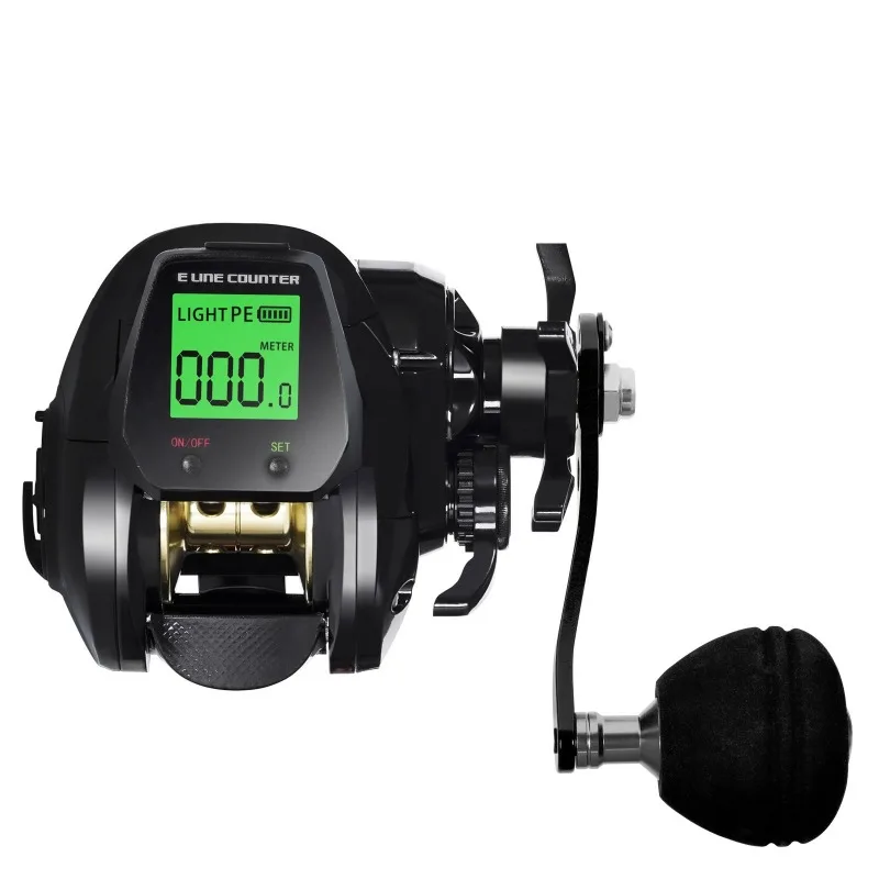 

Digital water drop wheel sea fishing raft bridge boat fishing boat usb charging depth memory alarm