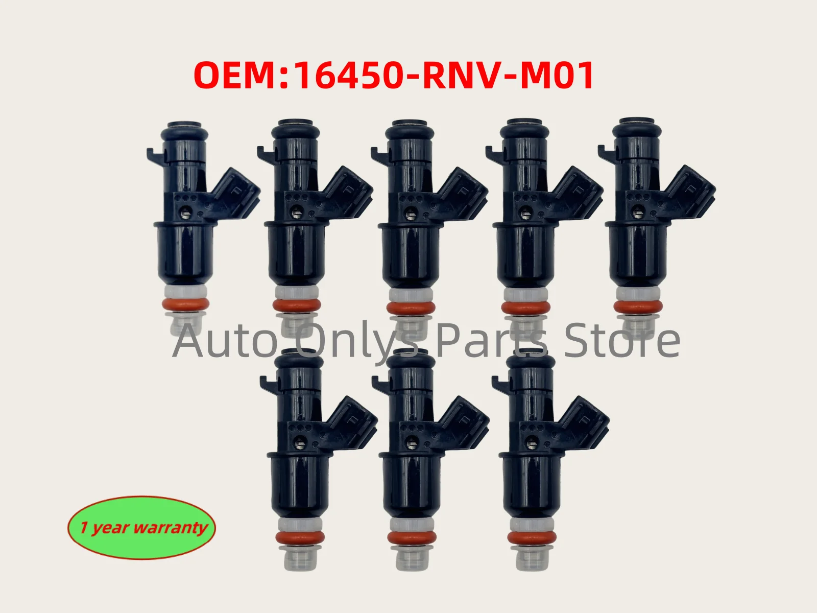 

8 шт., высокое качество, новинка 16450-RNV-M01, автомобильные аксессуары Honda подходящий инжектор Nozzle, набор с 9 отверстиями 16450RNVM01