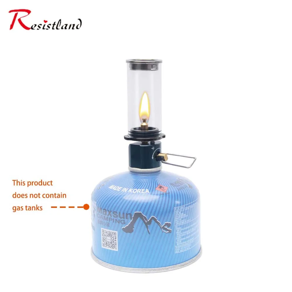 Dreamlike Candlelight Lamp Mini Windproof Candle Lamp Gas Burner Stove Outdoor Camping Lights Tent Lighting Equipment BRS 55