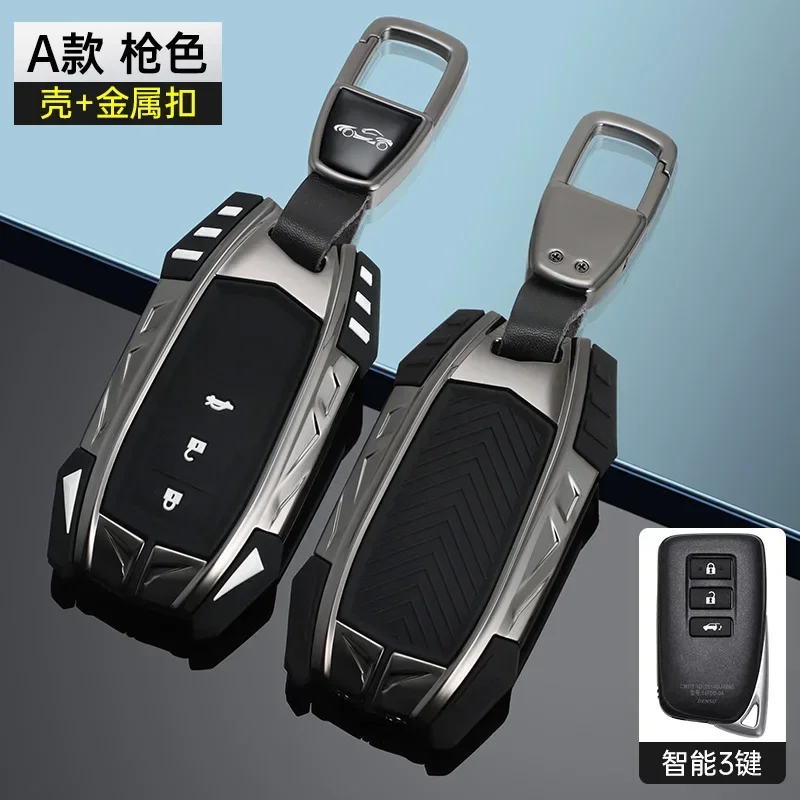 Car Key Cover Case for Lexus NX 200 NX300H RX 350 450H ES 350 ES 300h 4 Button Key Auto Accessories Holder