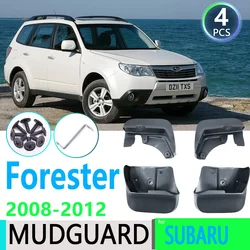 for Subaru Forester SH 2008 2009 2010 2011 2012  Front Rear Car Fender Mudguard Mud Flaps Guard Splash Flap Car Accessories