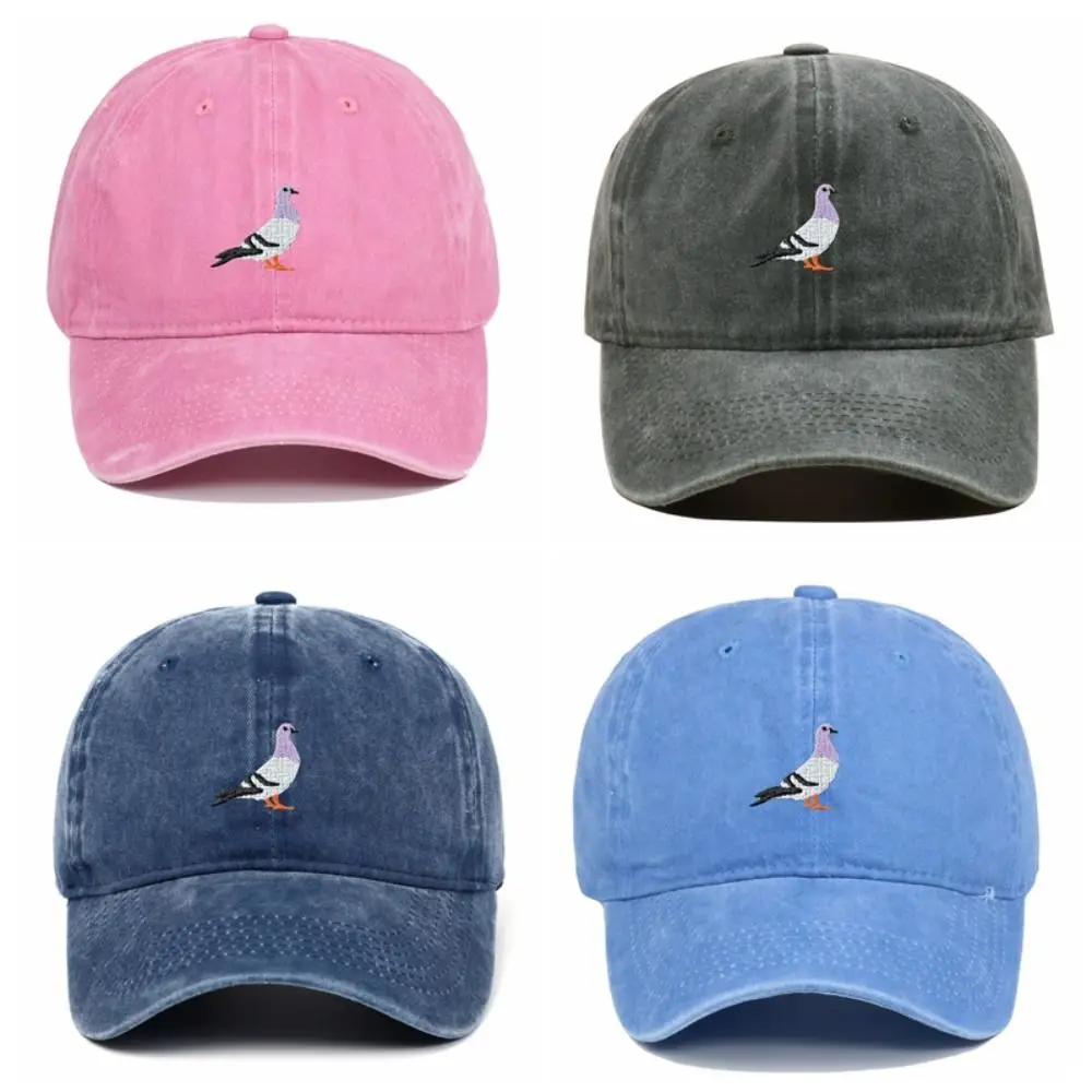 قبعات البيسبول المطرزة على شكل حمامة يومية كاجوال قابلة للتعديل للصيف قبعة الشمس للحماية من الشمس قبعة رياضية لتسلق الجبال والرياضات الخارجية #4
