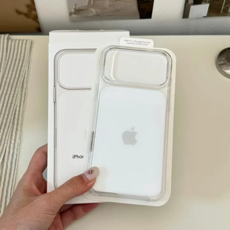 เคสแท้สำหรับ Magsafe สำหรับ iPhone 17 Pro 17 Pro Max 17 ฝาหลังใส รองรับการชาร์จไร้สายแบบแม่เหล็ก พร้อมกล่อง
