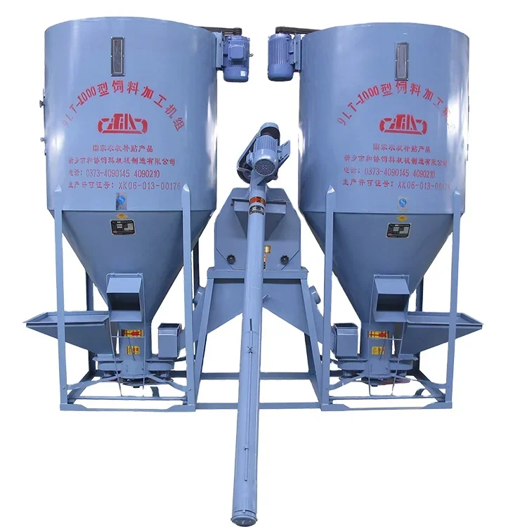 

animal feed mixer and grinder for pig cattle poultry