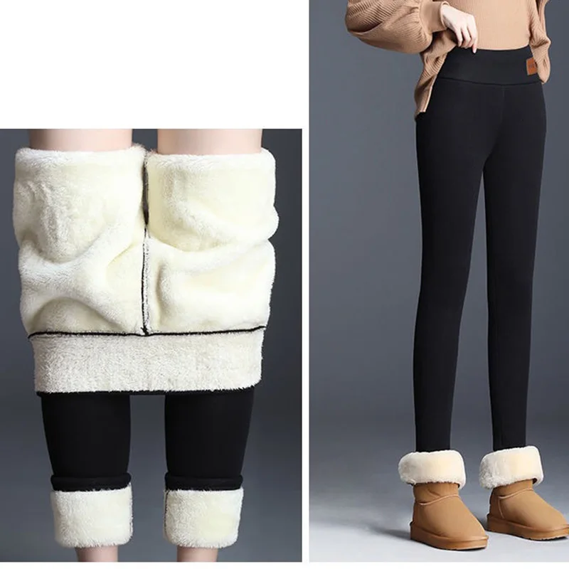 Dünne dicke Sam those Frauen Winter Leggins Kaschmir Leggings knöchel lange Hose hohe Taille einfarbig warm halten dehnbar