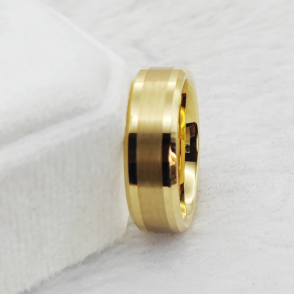 Best Price Guaranteed! Men's Matte Polishing Tungsten Band | Bulk Wholesale Discount for B2B Buyers Wedding Rings - Image 4