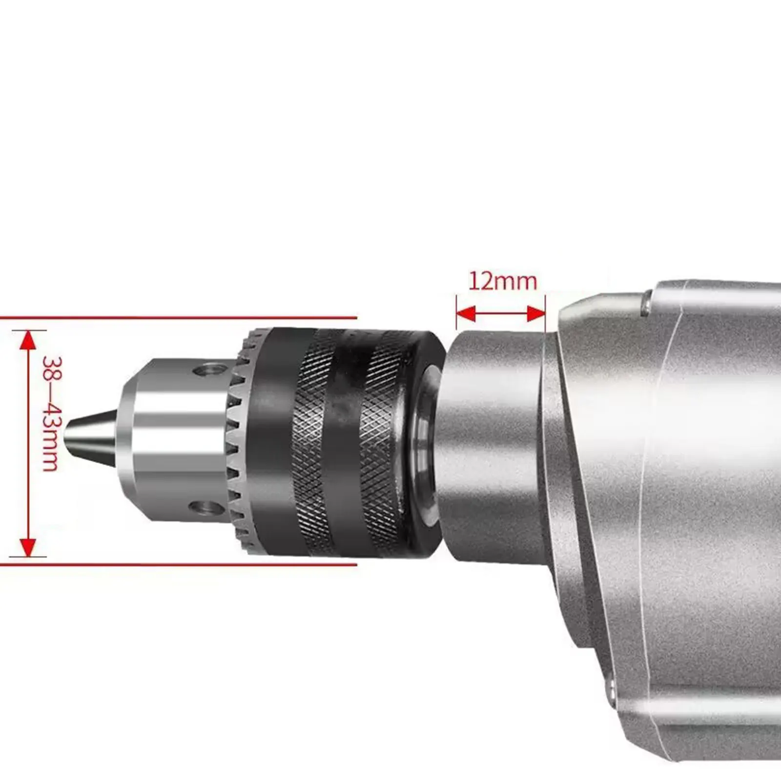 Imagem -05 - Adaptador de Broca de Furo Quadrado Acessórios Duráveis Fácil Instalação e Desmontagem Bit Mortiser Conjunto para Mão Broca Elétrica