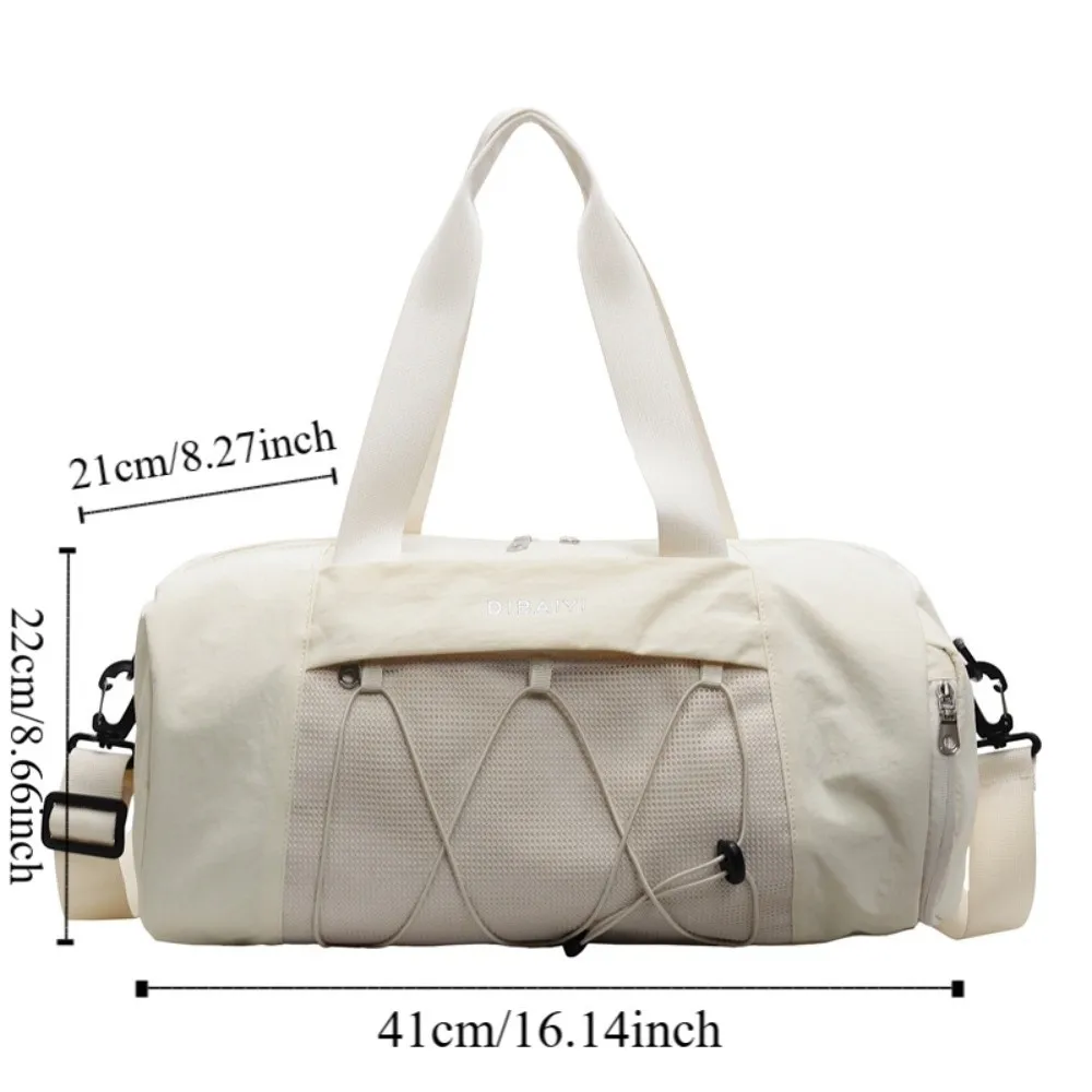 Korean Style Travel Luggage Bag Large Capacity Dry and Wet Separated Sports Fitness Handbag Single Shoulder Carrying Gym Bag