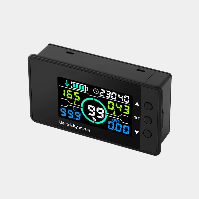 DC 7.5-100V Coulomb Meter Battery Tester Monitor 50/100/300/500A Voltmeter Ammeter Capacity Power Meter Electric Voltage Meter