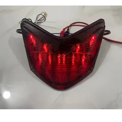 For Kawasaki ZX6R ZX636 ZX600 Z750S 2005 2006 ZX-10R ZX10R ZX1000 06 07 Rear Tail Light Brake Turn Signals Integrated LED Light