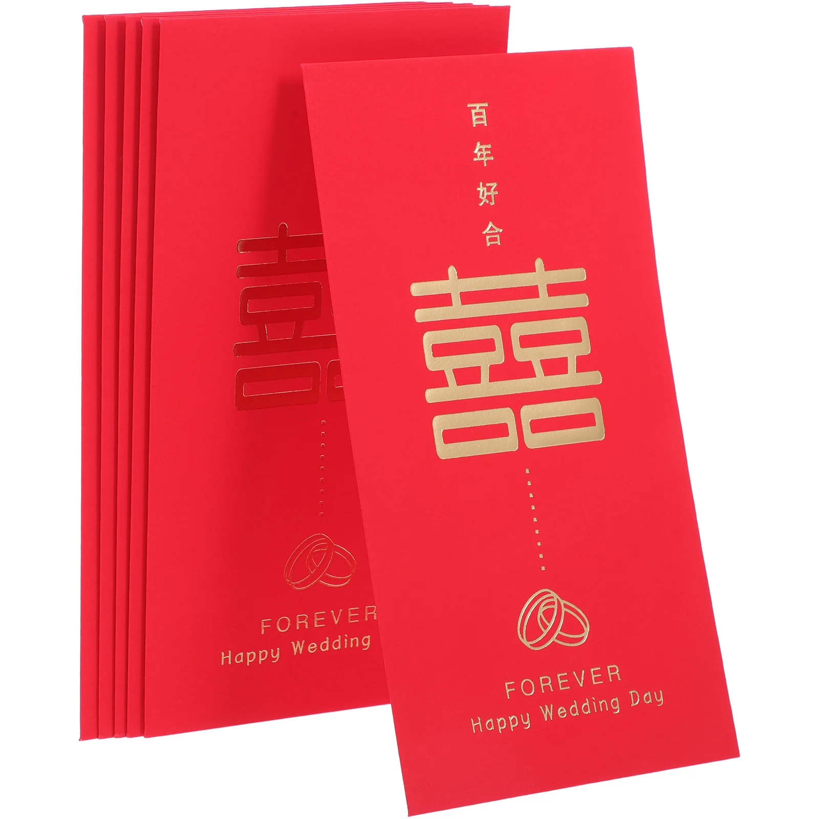 Asian Red Envelopes Wedding Bag for Partysurname Packet Hundred Yuan Chinese Money