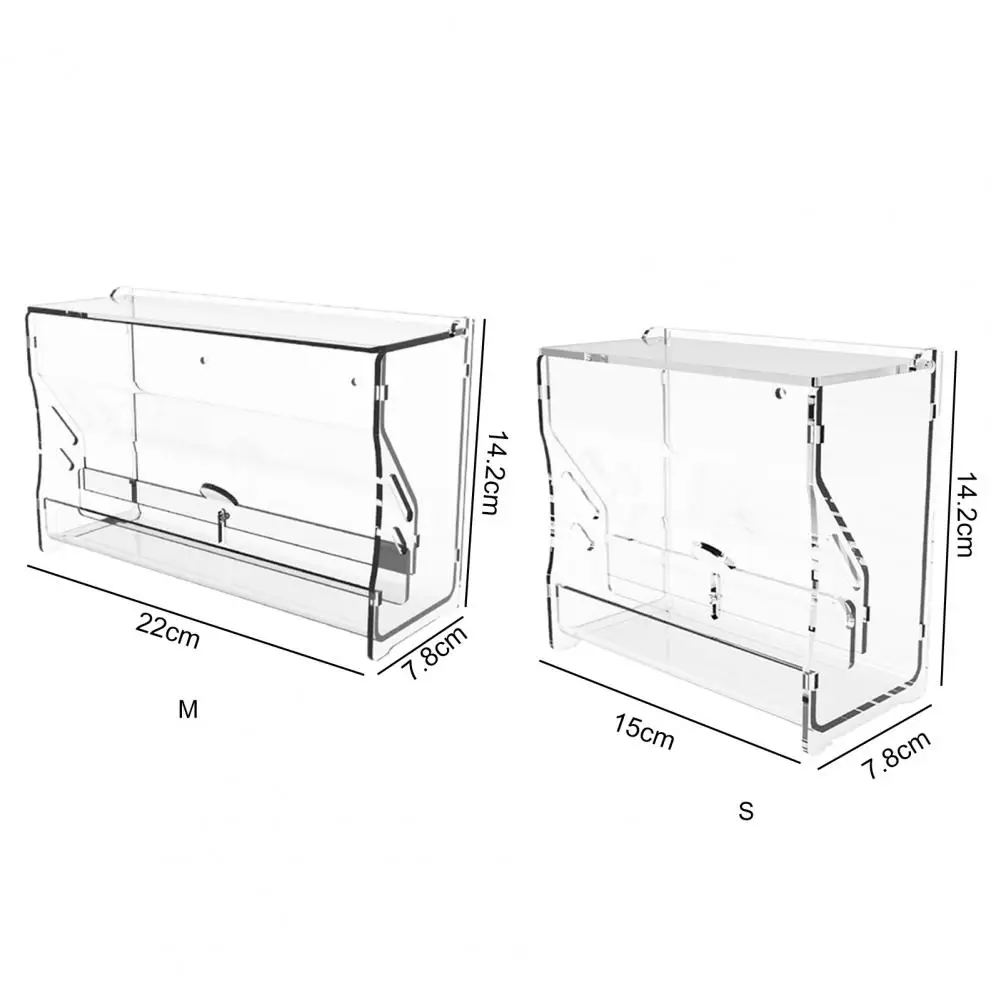 Bird Feeder Practical Large Capacity Easy to Refill Pet Bird Feeder with Dust-proof Lid Bird Food Holder Splash-proof