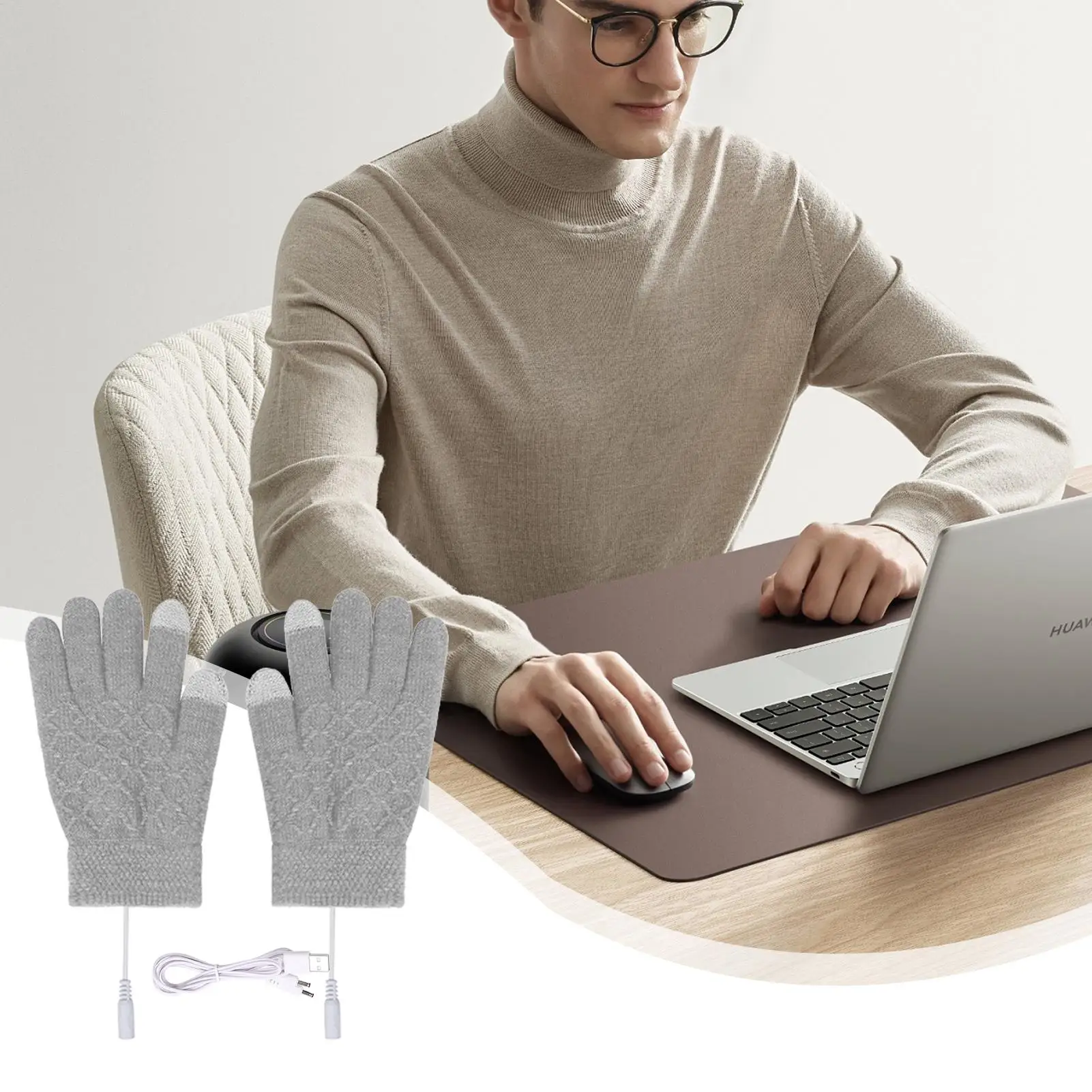 

Компьютерные перчатки с подогревом, USB электрические варежки с сенсорным экраном, грелки для рук, зимние перчатки с подогревом для мужчин, женщин, детей, кемпинга, футбола