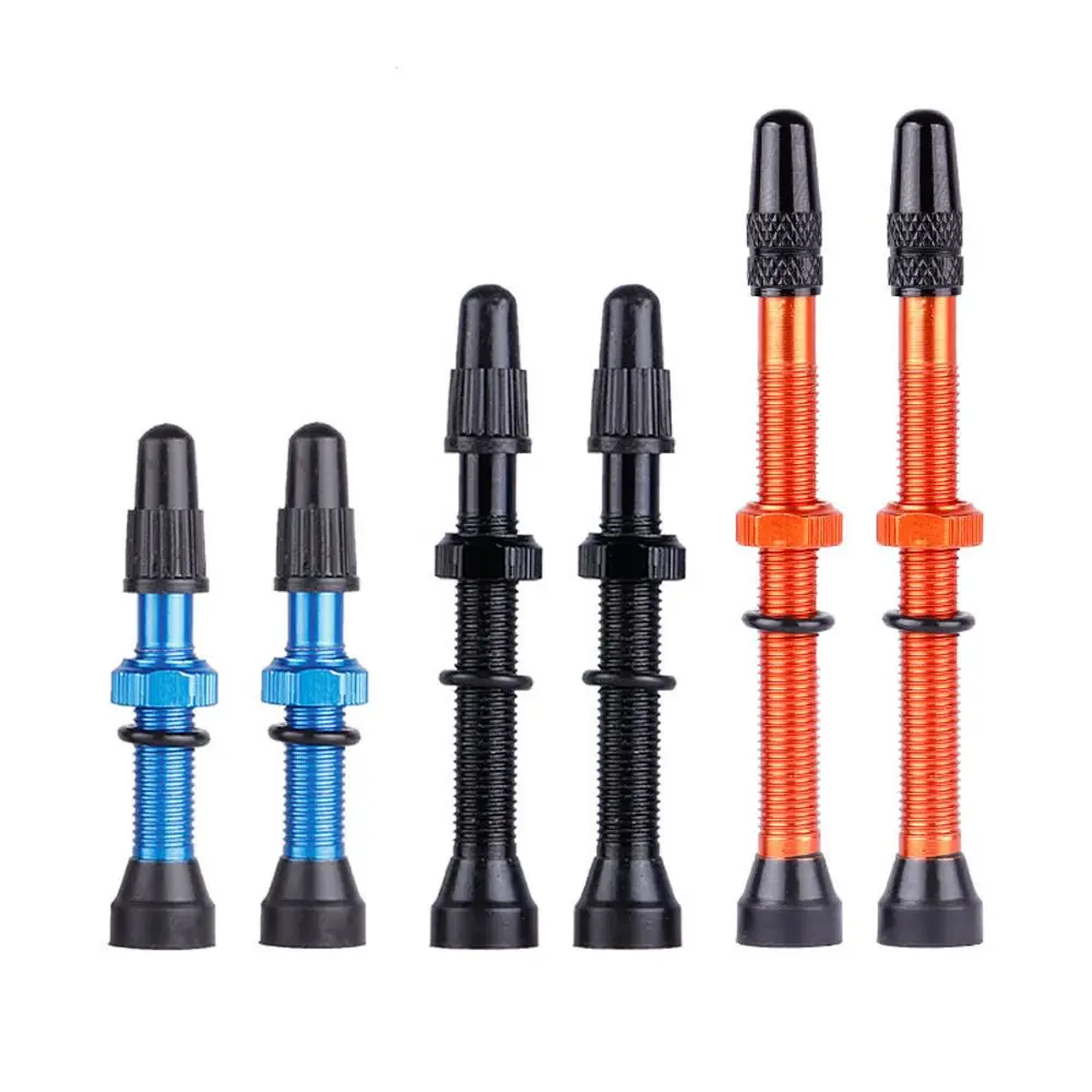 60mm 48mm Aluminum Sealant Ultra-light Alloy Stem Extender Valves Presta Valve Tubeless Tire MTB Bicycle