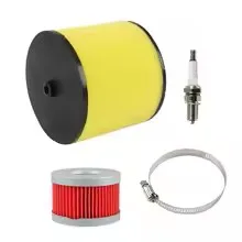 Kit Busi Filter Oli Udara untuk Honda FourTrax 300 TRX300 Rancher 350 Foreman 400 450 1988 1989 1990-2006 17254-HC5-900 HF113