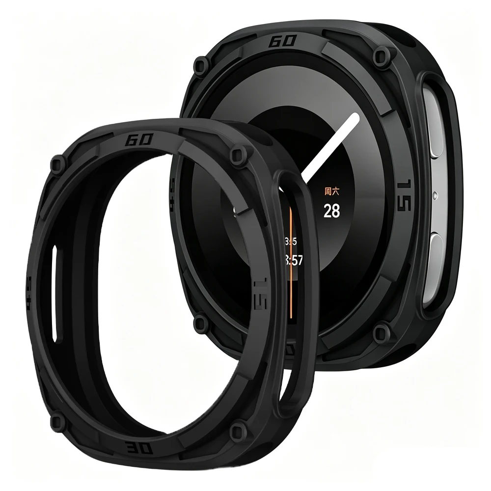 Robuste Hülle für Samsung Galaxy 9 8 44mm 40mm Zubehör Harter PC-Stoßfänger Schutzrahmen Schutzabdeckung für Galaxy Watch 9 – Detail 1