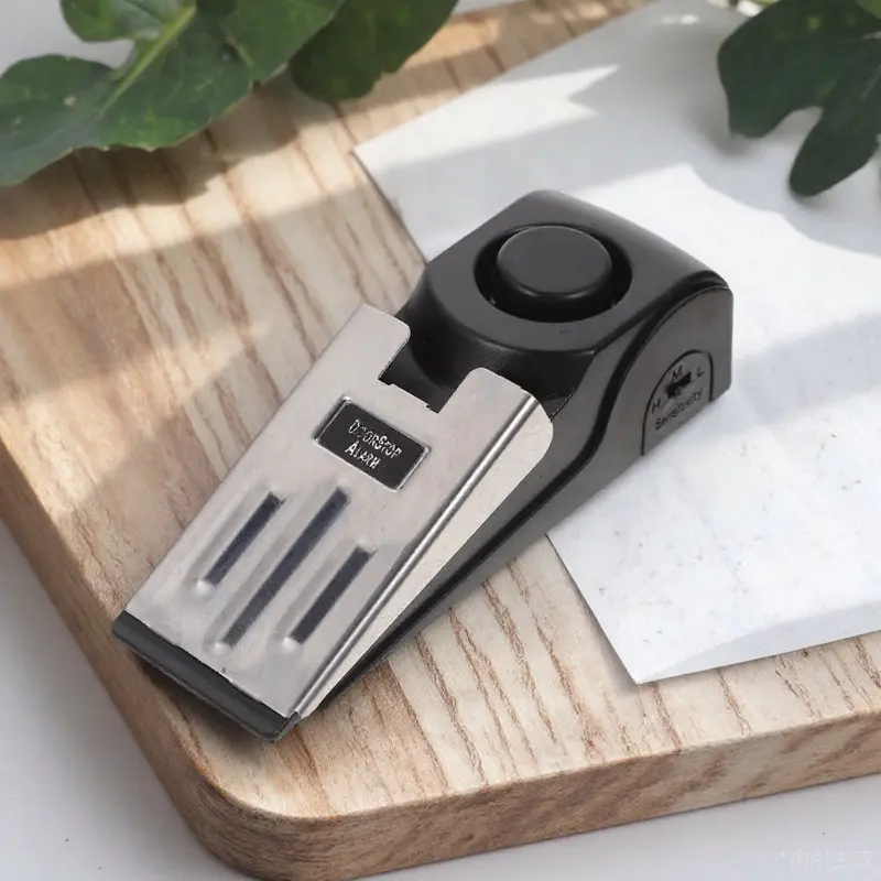 

Door Stop Alarm Press-Type Door Stopper Anti-Theft Wedge for Household Protection Safety Alarm Device