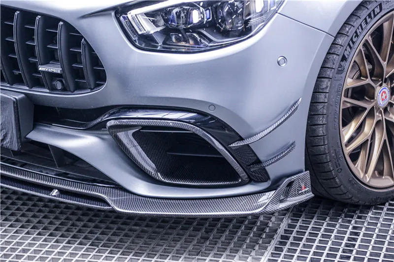 

suitable for suitable for suitable for Mercedes-Benz E63 Upgraded Carbon Fiber Front Lip Diffuser Spoiler Hood Body Kit