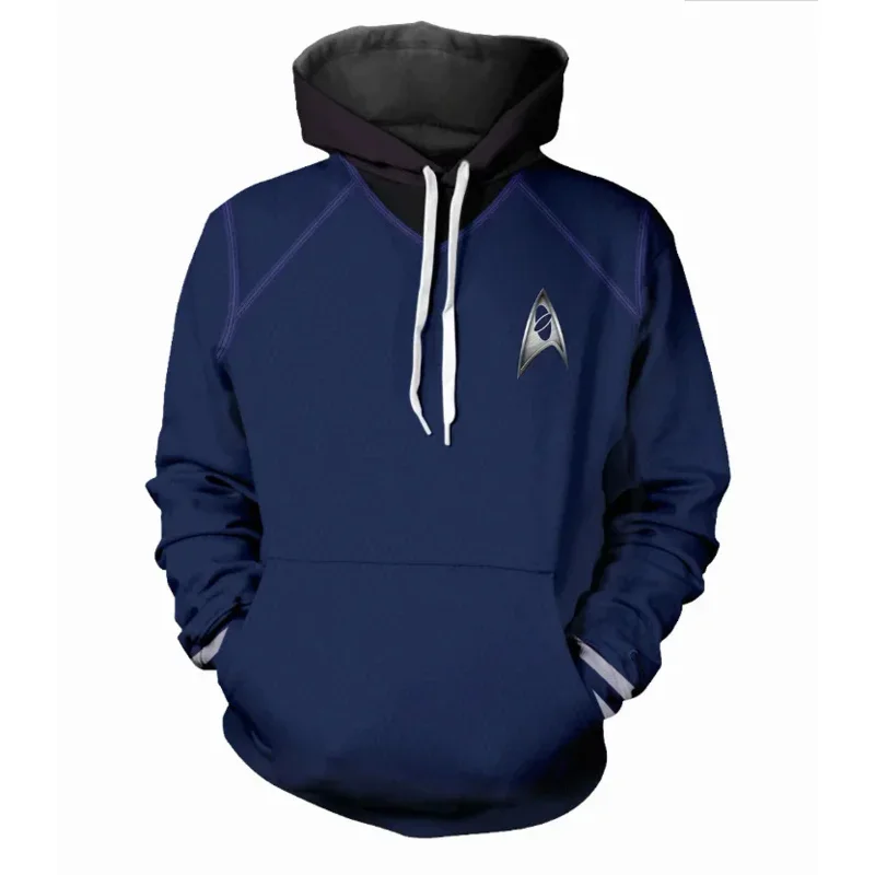 New Star Falle Star Trek Loose Kids Adults Hoodie Long Sleeve Streetwear Cosplay Sweatshirt Hoodies Top  Coat Pullover Hooded M1