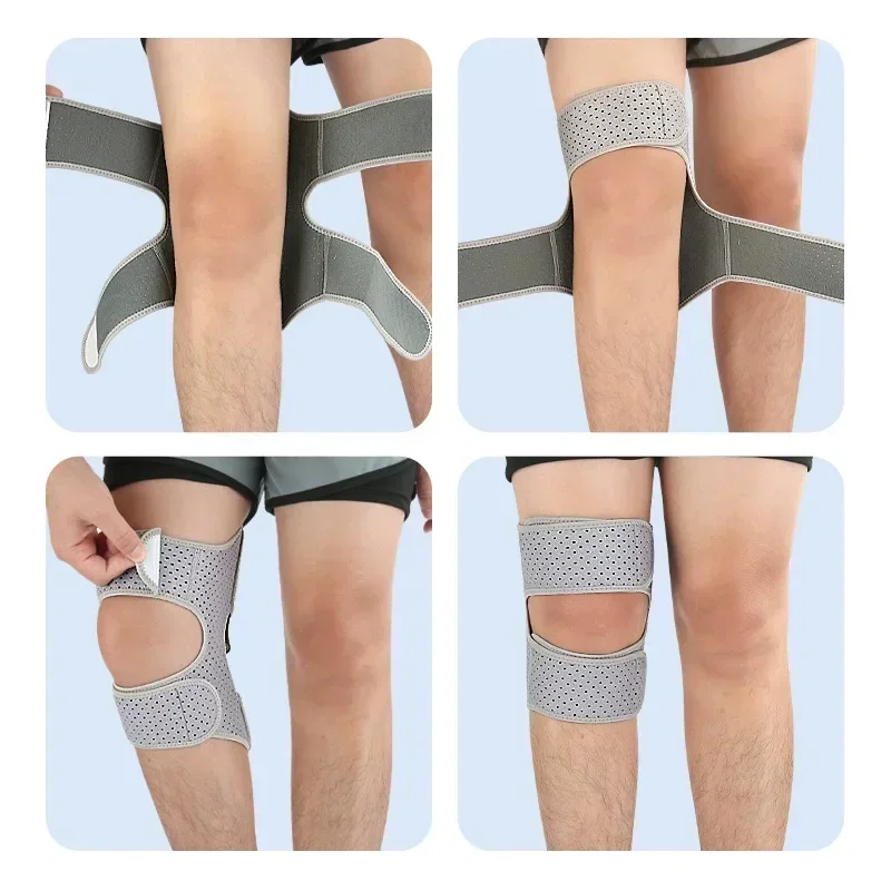 1 قطعة حماية الركبة الداعم دعم الطاقة منصات الركبة انتعاش قوي قوة الربيع يقلل من وجع حماية الساق الباردة القديمة
