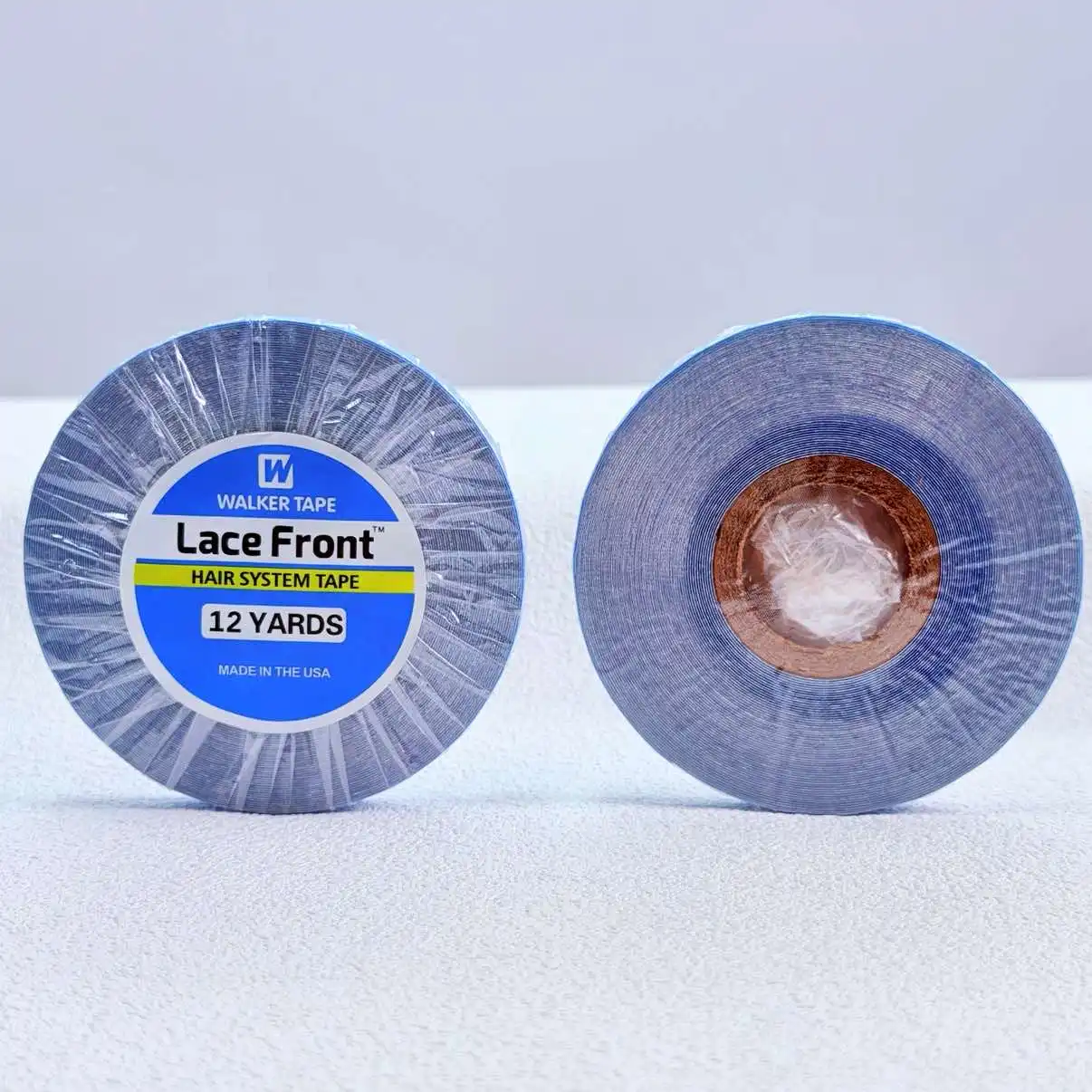 1 Roll 12.7cm*12Yards Double Sided Adhesives Blue Lace Front Support WalkerTape For Tape Hair/Skin Weft Hair/Lace Wigs/Toupee