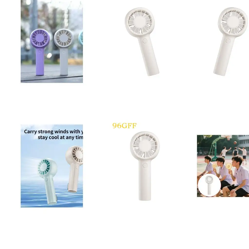 

96GF Портативный портативный вентилятор 1200 мАч аккумулятор USB Перезаряжаемый 5 -скоростный вентилятор для вентилятора на на
