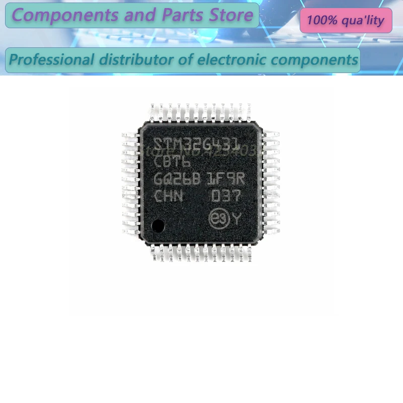 1PCS  STM32G431C6T6 STM32G431C8T6 STM32G431CBT6 STM32G431VBT6  STM32G431C6   STM32G431   QFP48  New Original Stock