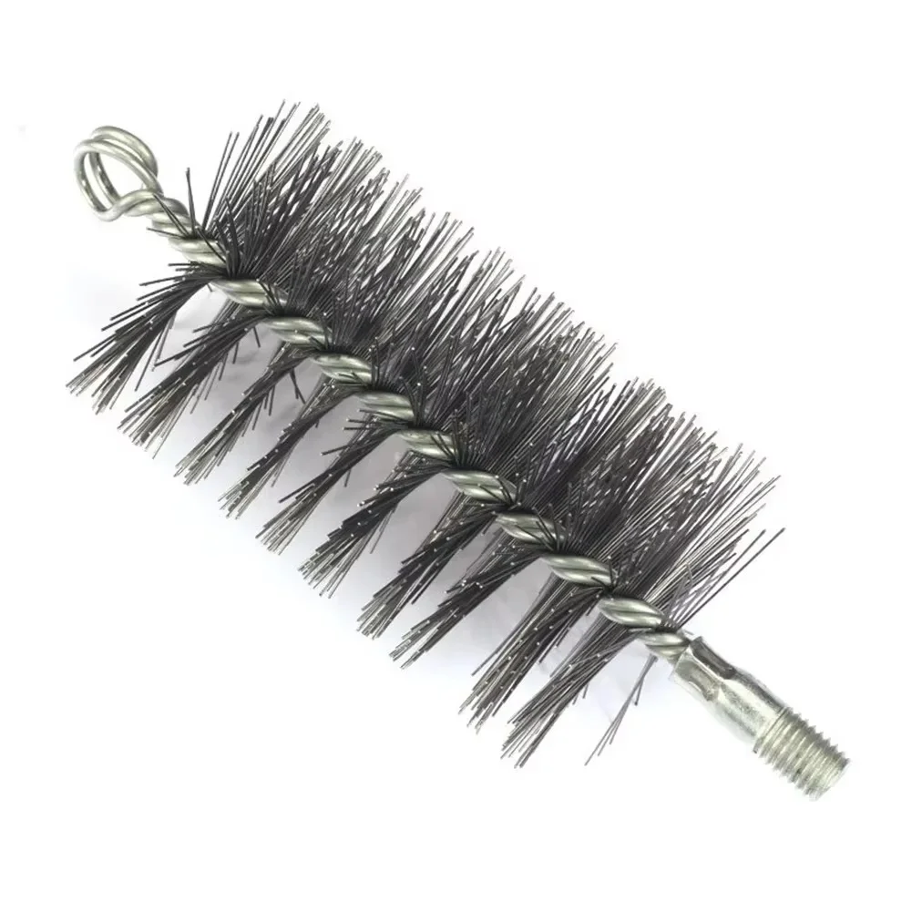 Brush Set For Ducts Duct Vent Brush Fireplace Maintenance Stainless Steel Bristles Steel Wire Handle Effective Duct Vent Cleaner