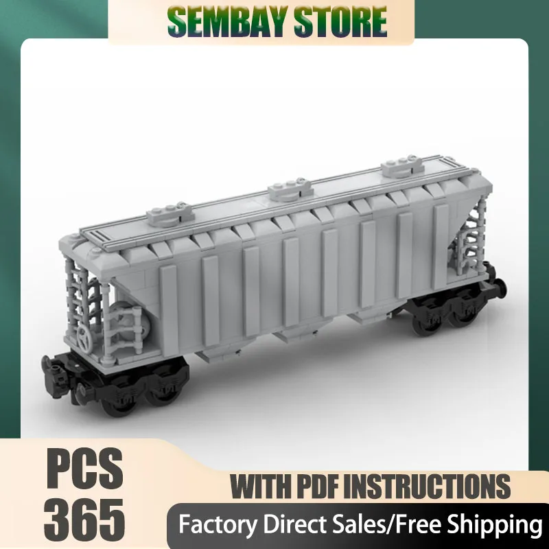 

Модель инженерного автомобиля Moc, строительные кирпичи, модульный поезд, автомобильные технологические блоки, рождественские игрушки «сделай сам», строительные подарки