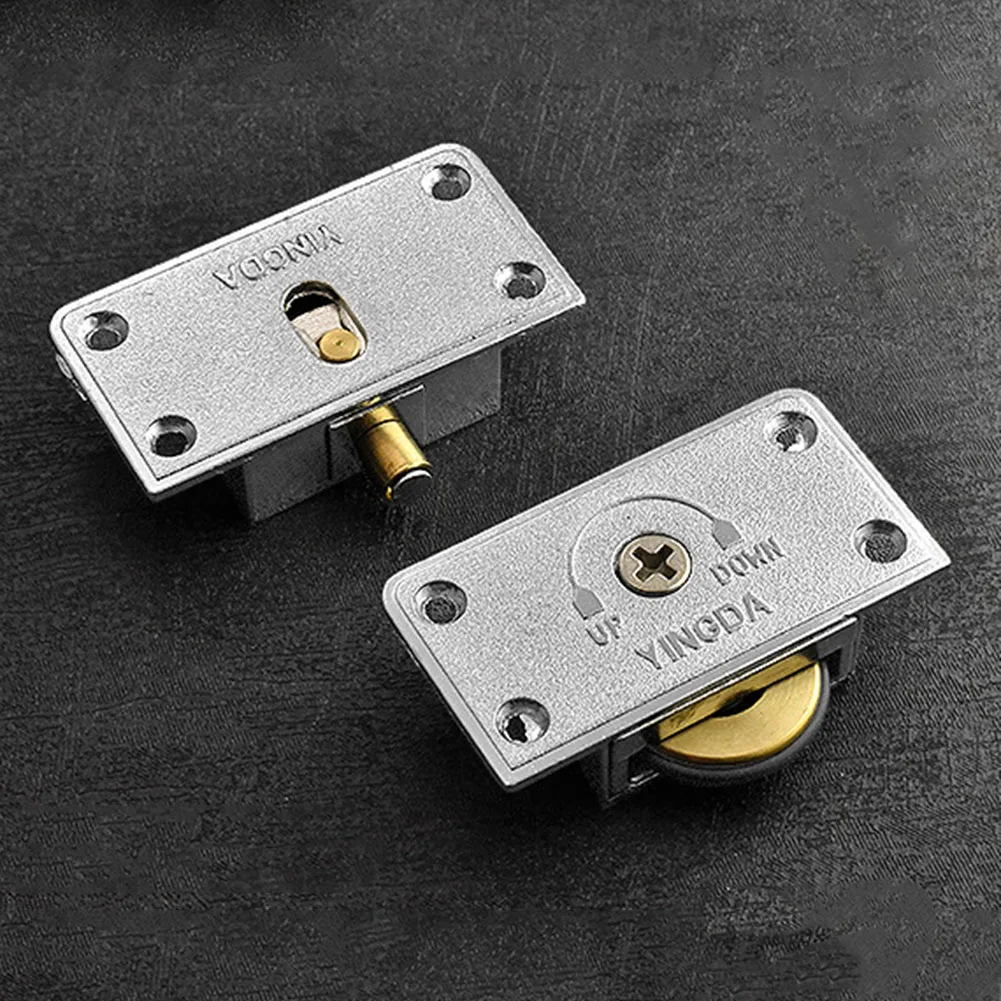 بكرة خزانة الملابس تستخدم على نطاق واسع في الأدراج 1 قطعة عجلة الباب المنزلقة الفولاذ المقاوم للصدأ مع محامل جودة عالية