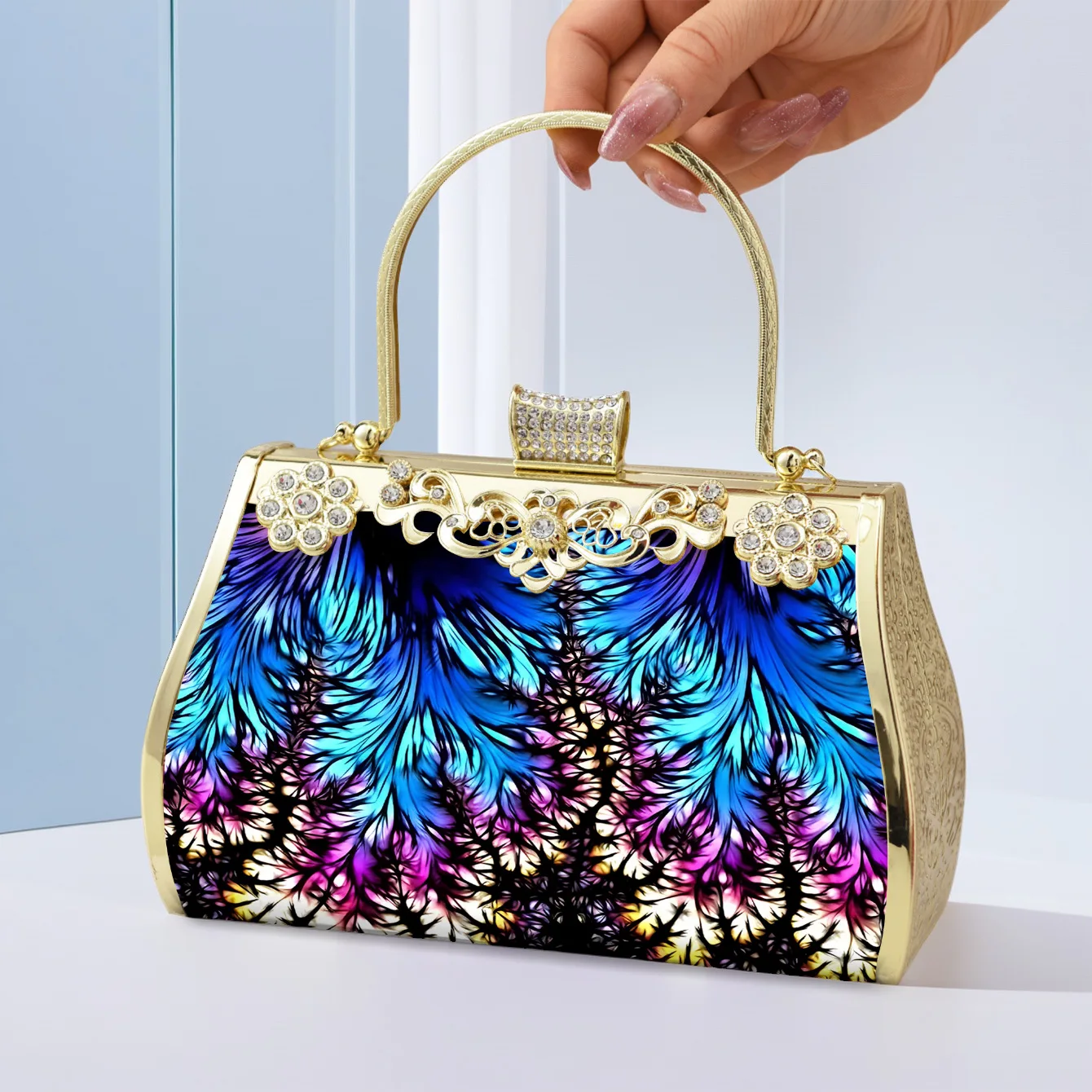 Dinner bag cheongsam dress annual meeting party with dress temperament handbag fashion women's bag light luxury portable