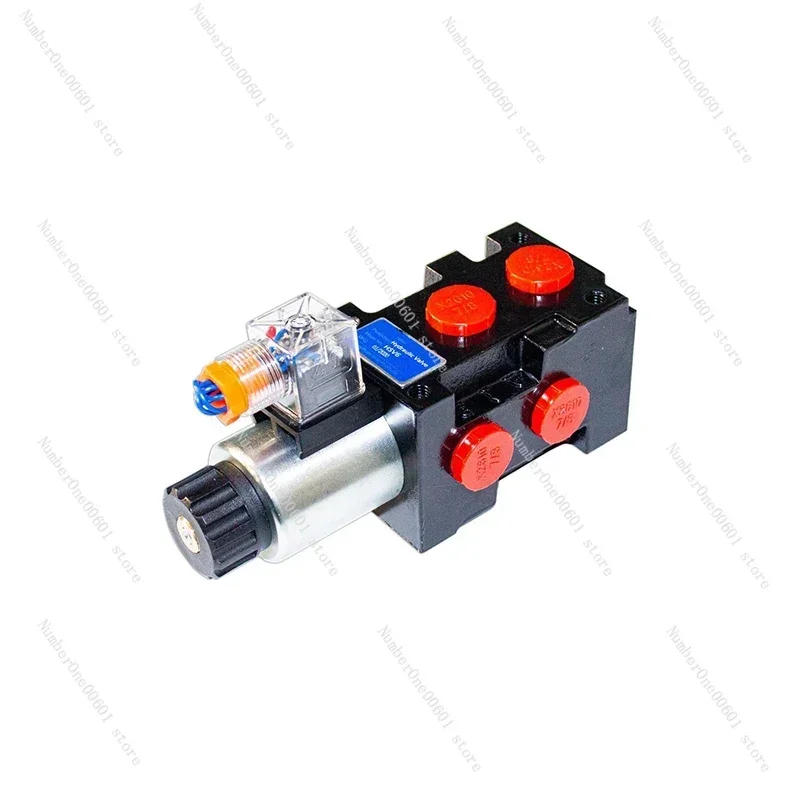 12V/24V Hydraulic solenoid valve electromagnetic shunt valve HSV6 selection oil circuit switching drainage