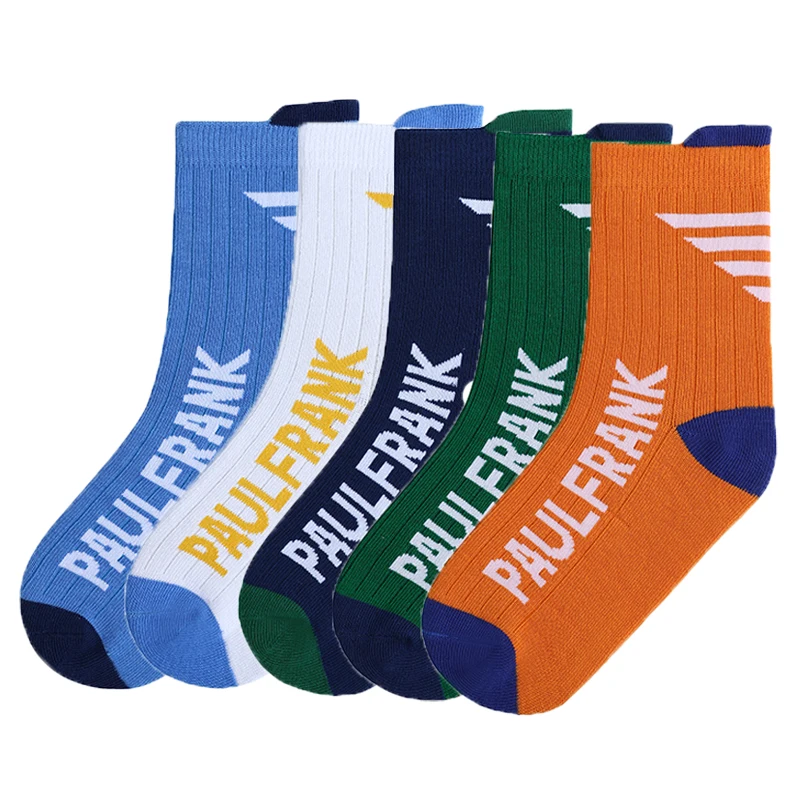 

5 Pairs random color Men Women Cartoon Anime Socks Christmas Halloween Novelty Funny Socks Basketball Baseball Rugby Soccer Runn