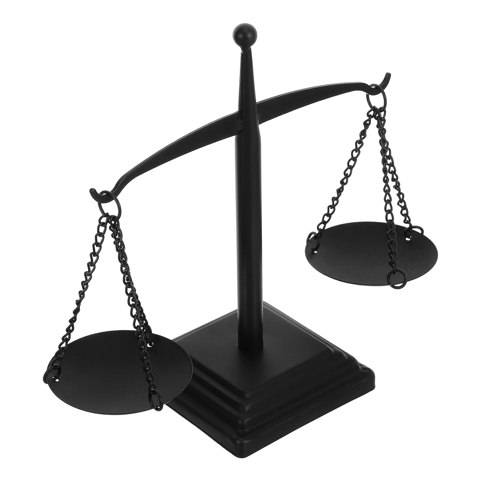 

Iron Libra Statue Vintage Metal Sculpture Jewelry Display Tray Home Office Decor Ornament Figurine Retro Piece