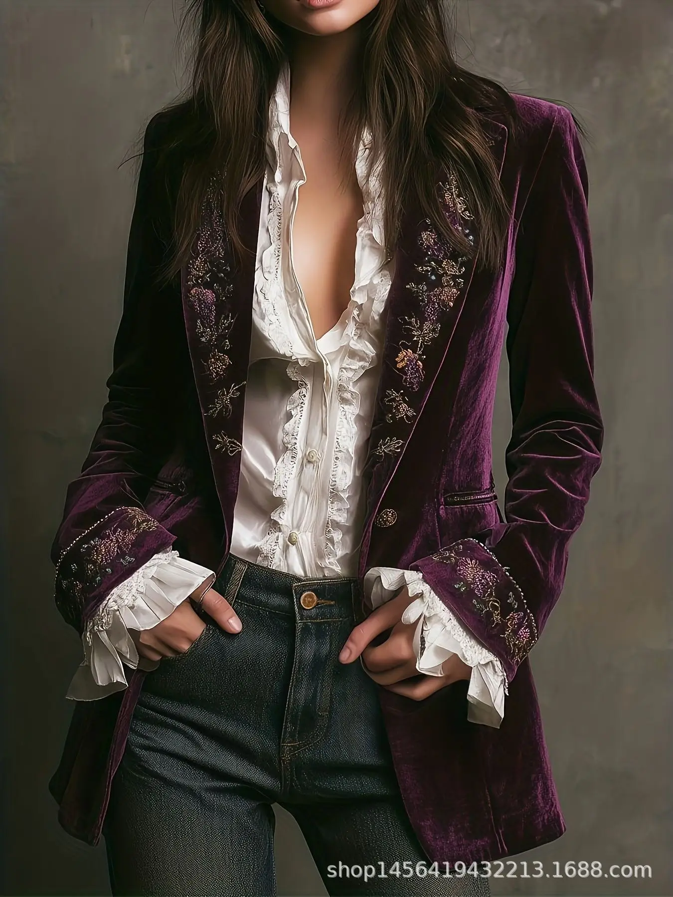 New Arrivals: Women's Dark Blue Long-sleeve Jacket and Magenta Printed Jacket, Available in Green, Brown, and Black.