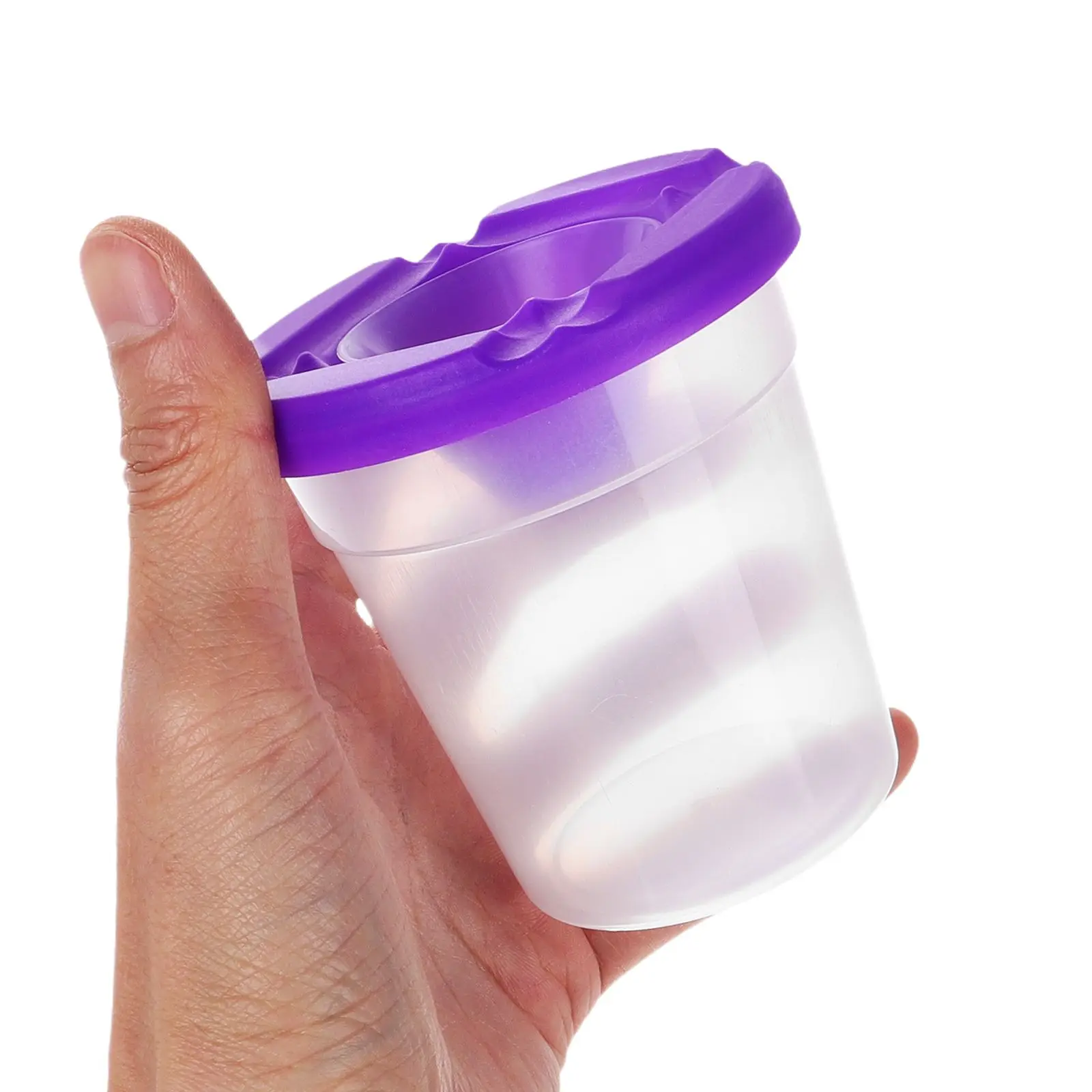 6-teiliges Zeichenbecher, Farbe mit Deckel, Toning, Malzubehör, Waschstift, Kind