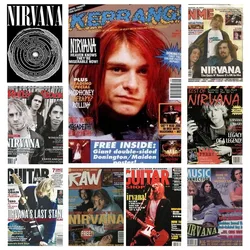 1pc Nirvana Band Magazine Poster Wall Art Home Decor Room Decor Digital Painting Living Room Restaurant Kitchen Art