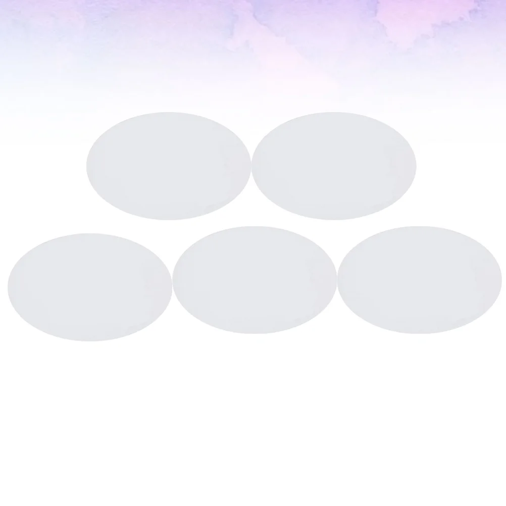 5 قطعة لوحات فنية بيضاوية سميكة لوحة رسم قطنية 24x30 سنتيمتر لوحة رسم زيتية من القماش مثالية للطلاب الهواة في الأماكن المغلقة #2