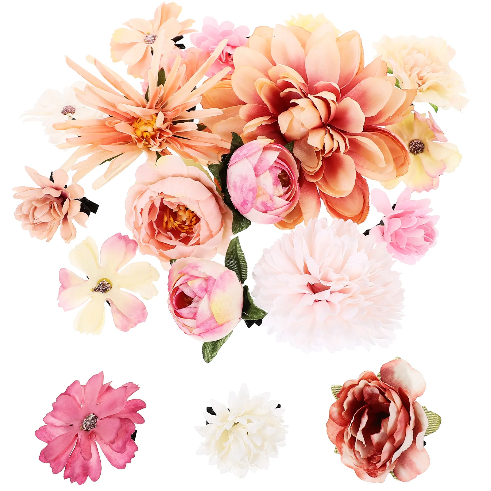 

20Pcs Vintage Flower Hair Clips for Women Girls Lightweight Durable Wedding Birthday Hair Accessories Womens Hairpin