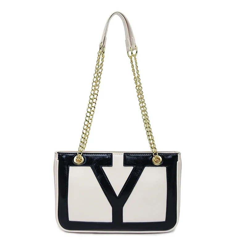 

Elegant Designer Vintage Diaper Bag For Women Leather Crossbody Bag Minimalist Chic Stylish Letter Logo