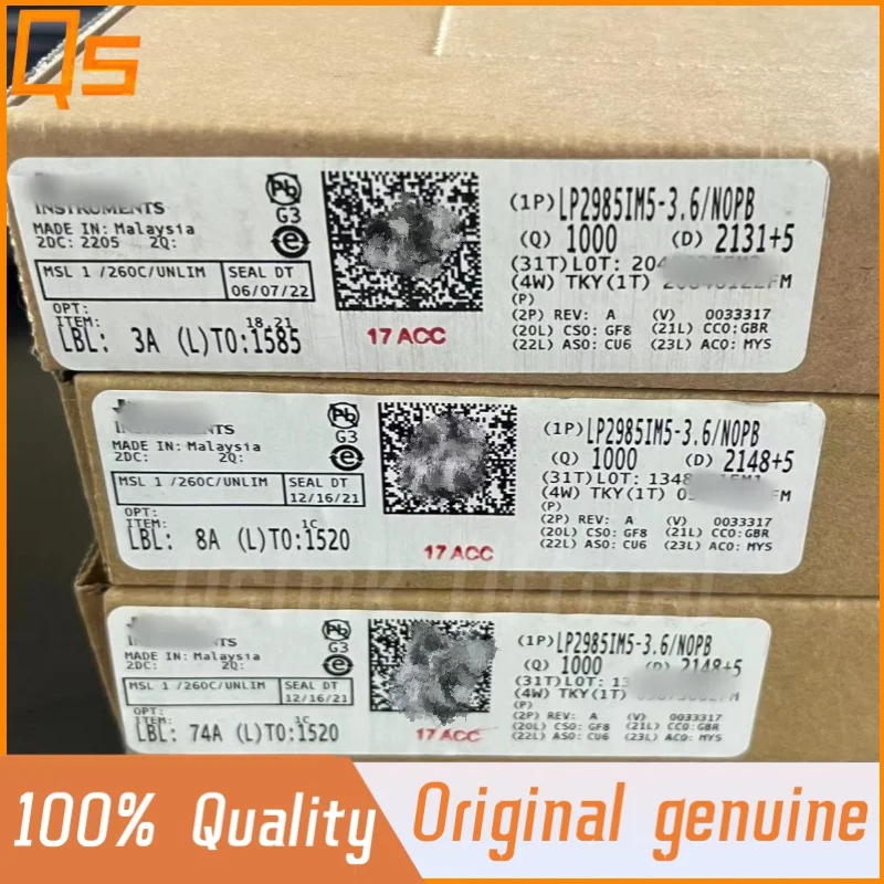 

New Original LP2985IM5-3.6 SOT-23 linear regulator