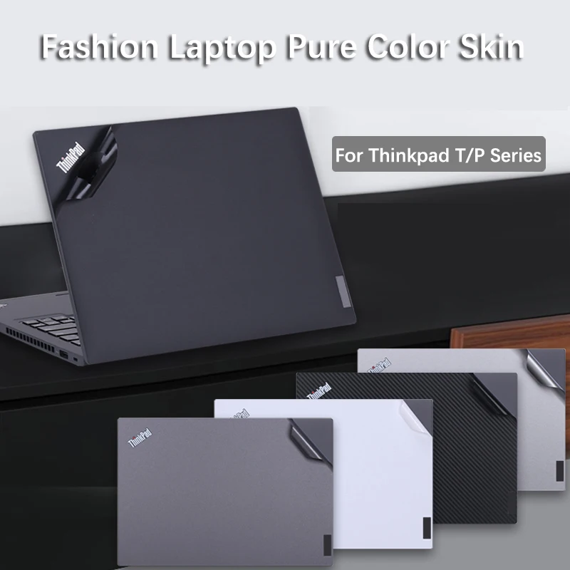 Cubierta adhesiva de moda para Lenovo Thinkpad T14 T14s T15 P15 P15V T16 P16 Gen1 Gen2 Gen3 Gen5 Series Notebook calcomanías de vinilo de carbono